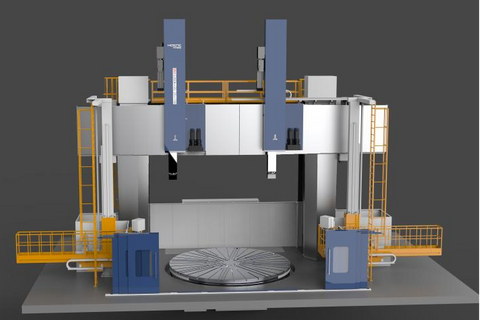 Dwukolumnowe tokarki pionowe CNC serii CK(X)52